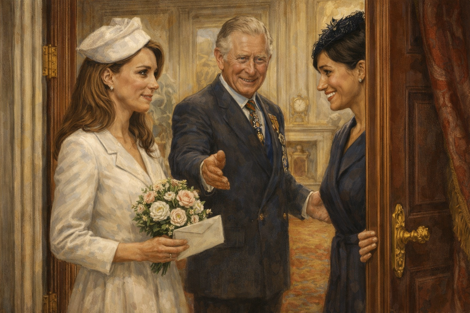 King Charles, princess kate and meghan markle meeting for truce talks