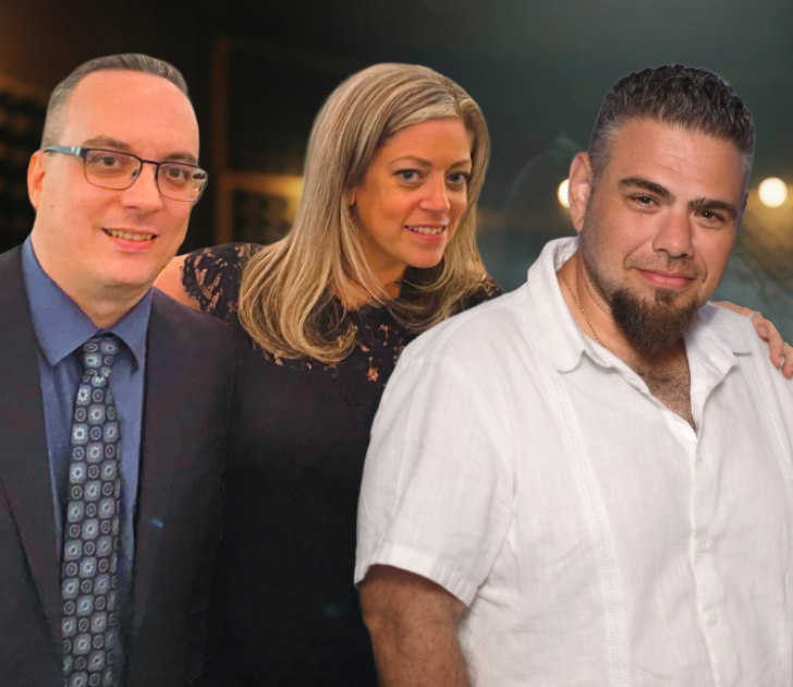 Anthony On Air podcast hosts Frankie C, J-Sabs and Anthony